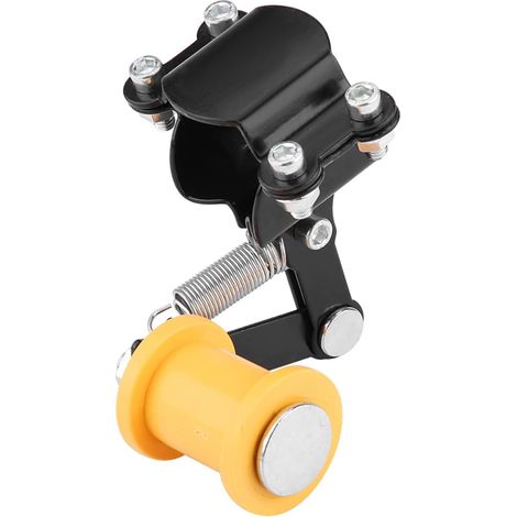 Tendeur de Chaîne Universel pour Moto avec Galet et Outil Rouge (1/5)