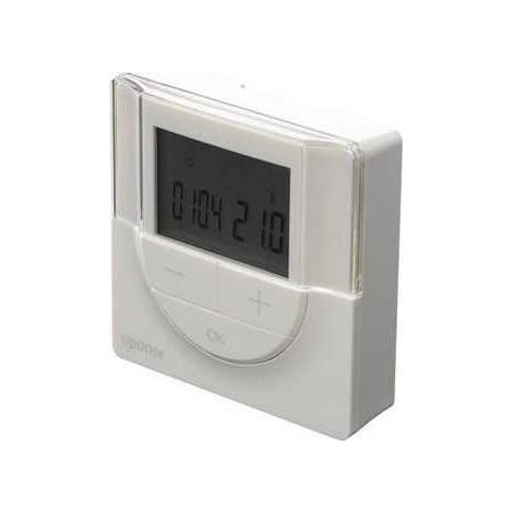 Uponor smatrix base thermostat d'ambiance prog.+rh t 148 bus 26.5x80x80mm filaire digital blanc brillant