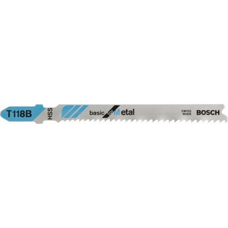 BOSCH HOJA DE SIERRA DE CALAR T 118 B BASIC FOR METAL