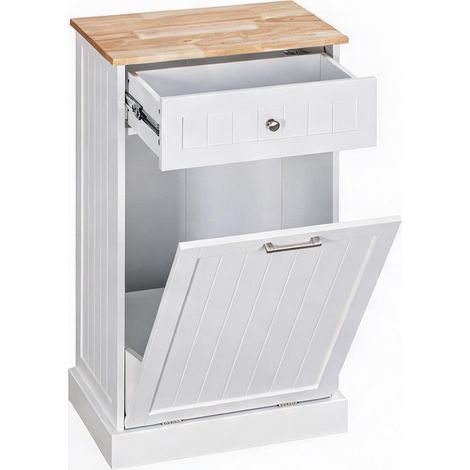 Buffet bianco en mDF Truciolato 51 x 33,5 x 90 cm (1/5)