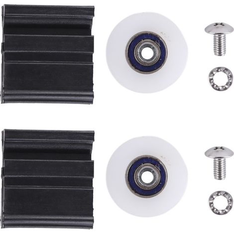 Kit of casters of door of tighten high of range - Wheels of replacement, pieces and hardware for hall of input - Accessories high quality for doors sliding without effort (1/5)