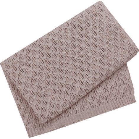 Anna Babydecke – Baumwolle und Bambus – Dunkelbeige