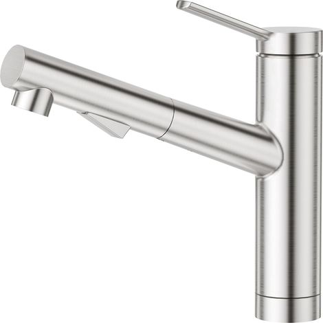 Robinet de cuisine avec douchette extractible à 2 jets (1/4)