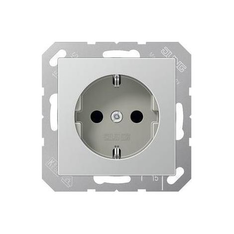 Jung 1fach Einsatz Steckdose Aluminium A1520AL 1 St. (1/5)