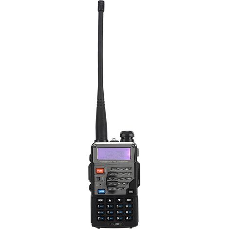 Talkie-walkie sans fil longue portée bibande 5 W UHF 400-520 MHz VHF 136-174 MHz (1/5)