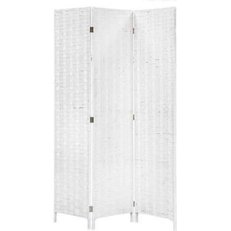 TRADE SHOP - Separe' A 3 Ante Pannelli Double Face Bianco Paravento Divisorio Ambienti Sep07 153010 -