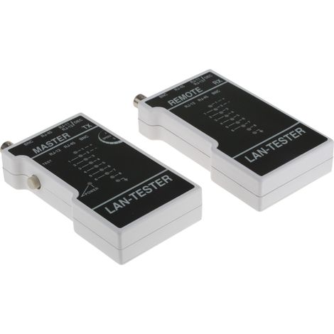 Testeur de câble RS PRO connecteur Coaxial, STP, UTP ( Prix pour 1 ) (1/5)
