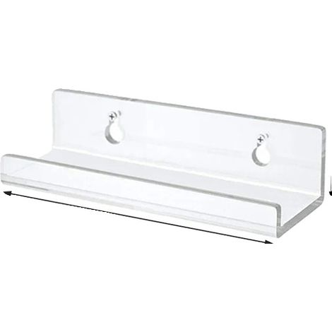 Estantería de pared para discos, fabricada en acrílico, 10 cm - 8 unidades (1/2)