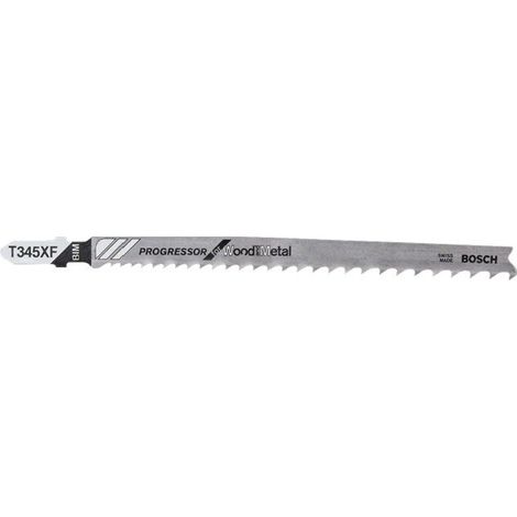 Bosch wood PRO Multi Material thick and thin T345XF Jigsaw Blade 132mm 100pcs
