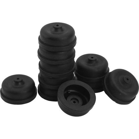 10 Pcs Black Aquarium Diaphragm Air Pump Accessories for EPDM Rubber Oxygen Pump Replacement Parts for Aquarium Fishing Oxygen Pump,Air Pump Accessories