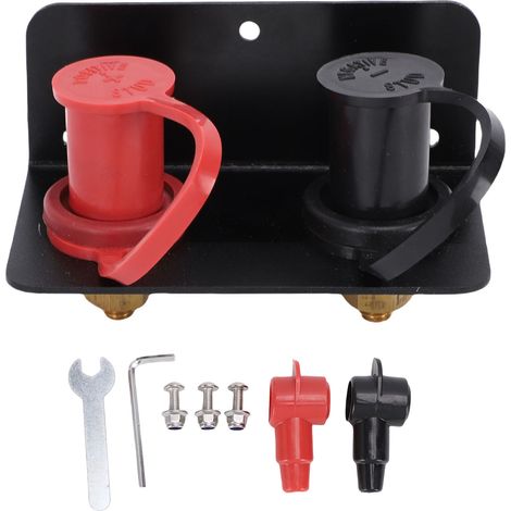 Bornes de batterie à distance, goujon de 3/8 pouces, chargeur marin 250A, Kit de relocalisation avec support pour camion UTV RV automobile. (1/5)