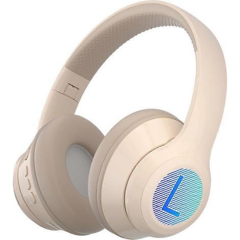 Leichte kabellose Bluetooth 5.3-Kopfhörer mit aktiver Geräuschunterdrückung und HiFi-Stereoklang, ideal für Reisen und Arbeit. (1/5)