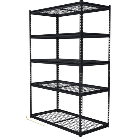 Garagenregal, robustes Metall, verstellbare Aufbewahrungslösung, 122 x 61 x 180 cm (1/2)