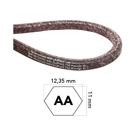 Cinghia trattorino tagliaerba fatta in KEVLAR COMPATIBILE MTD 754-04175