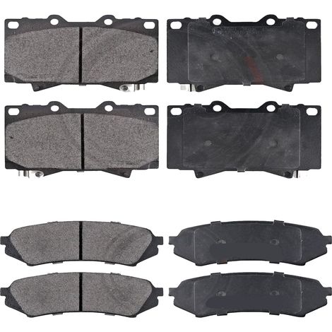 KIT PASTIGLIE FRENO ANTERIORI E POSTERIORI compatibile con LEXUS RX (U3) / PASTIGLIE FRENANTI AUTO OEM FDB1697 FDB1715,FDB478 FDB1731 / SOSTITUZIONE DIRETTA / BASSA POLVERE / SILENZIOSO