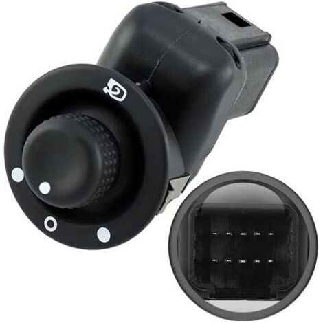 Bouton Retroviseur pour Clio 3 4 Scenic Captur Modus Interrupteur Commande Reglage Extérieur Miroir Rétractable Pliable 8200676529 8200214921 (1/4)