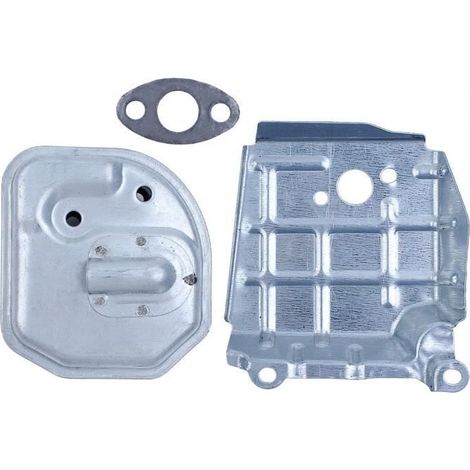 Silencieux de silencieux d'échappement avec couvercle de guide de joint kit Pour Honda GX35 NT HHT35S UMC435A Tondeuse (1/4)