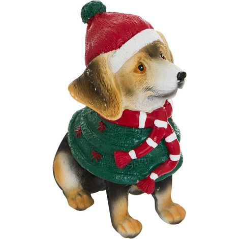CHIEN RESINE H10 - Feeric lights & christmas (1/2)