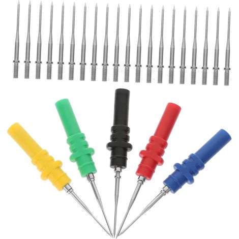 Sondes Multimètre pour Automobile Aiguilles en Acier et Abs, Pince de D'isolation et Réparation de Circuits Électriques (1/5)