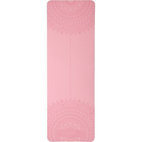 Yogamatte TPE, Hellrosa, Rutschfest, 10mm