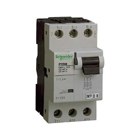Schneider 21107 Disyuntor motor - 4A - 3P 3d - magnetotérmico