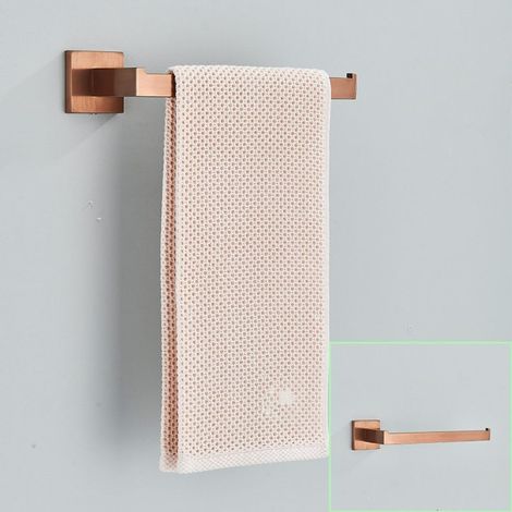 Ensemble de quincaillerie de salle de bain en acier inoxydable, or ros (1/4)