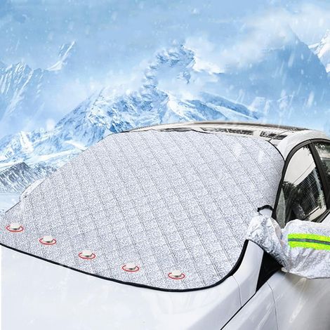 Funda para parabrisas de coche, protector de parabrisas de invierno, protector magnético anticongelante para parabrisas, talla S
