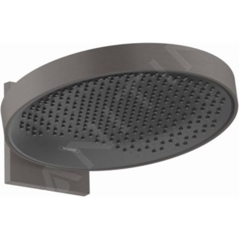 Hansgrohe Rainfinity - Douche de tête 360 avec raccord mural, 1jet, noir chromé brossé 26230340 (1/5)
