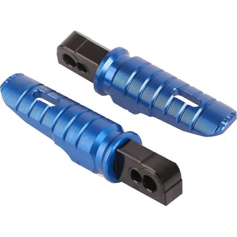 Paire de repose-pieds arrière pour moto FP257 - Compatible avec SUZUKI GSXS1000 GSXR600 GSR750 (Bleu) (1/4)