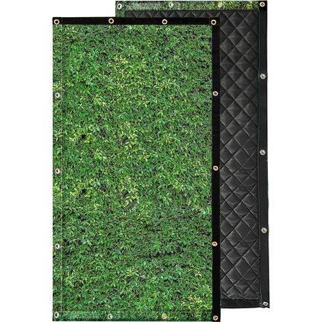 Barrière acoustique extérieure de 100 x 200 cm, couverture insonorisante, barrière contre le bruit sur les chantiers de construction, climatiseurs, stades et usines, etc (1/5)
