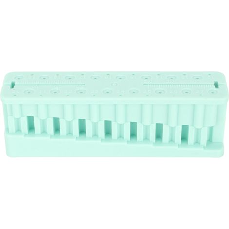 Support de rangement pour instruments dentaires, stérilisable à l'autoclave, porte-fiches endodontiques, vert clair, étui organisateur pour cabinet dentaire (1/5)