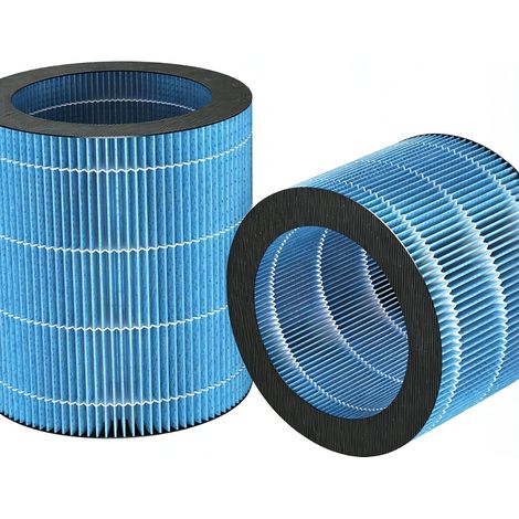 Confezione da 2 filtri di ricambio compatibili con Philips Hu3916 Hu3918 Hu2716 Hu2718, purificatore d'aria Amf220/15, sostituisce i filtri Fy3446/30 Fym220/30, umidificatore a 3 strati, resistente. (1/5)