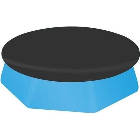 Garden FutureBache Piscine Ronde pour Piscine Ronde 366 cm, XU, Couverture de Piscine, Matériau Amélioré, Plus épais et Durable, Résistant à la Poussière et aux Feuilles, Facile à Installer, Noir (366 (1/4)