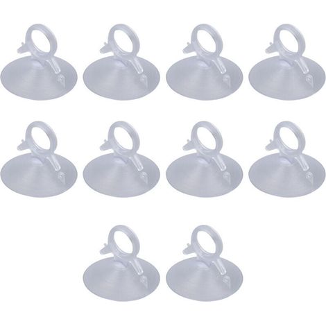 Ventouses transparentes pour panneaux solaires – Lot de 10, anneaux de traction en PVC robustes et universels, adaptés au verre automobile