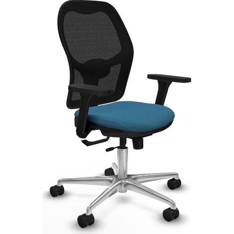 Chaise de bureau piqueras y crespo Jorquera noir bois confortable (1/2)