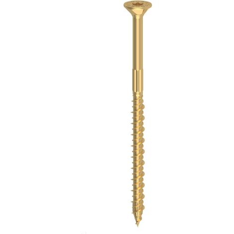 Viti pro tps torx 8,0x160 zincato giallo sfuso 1kg 28 pezzi
