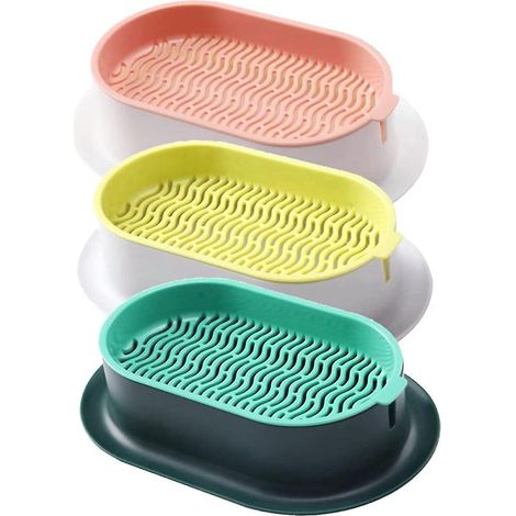 Kit de 3 bacs de plantation pour la maison, germination sans terre, animaux de compagnie, pépinière pratique, propagation en terre (1/5)