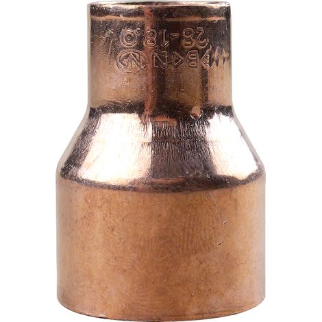 Raccord cuivre réduit à souder - Femelle - diamètre 28 - 18 mm