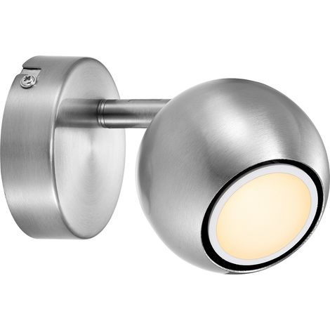 Applique murale luminaire CHICAGO  Métal Acier Brossé H. 10,5 IP20 Nordlux-Intérieur