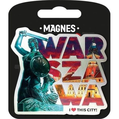 Ich liebe Polen Warschau Magnet ILP-MAG-A-WAR-08