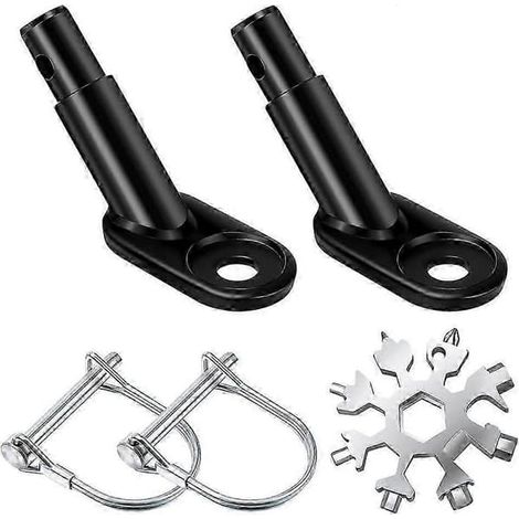 Attelage pour remorque à vélo, attelage en acier pour remorque à vélo pour enfants et animaux de compagnieWYT (1/5)