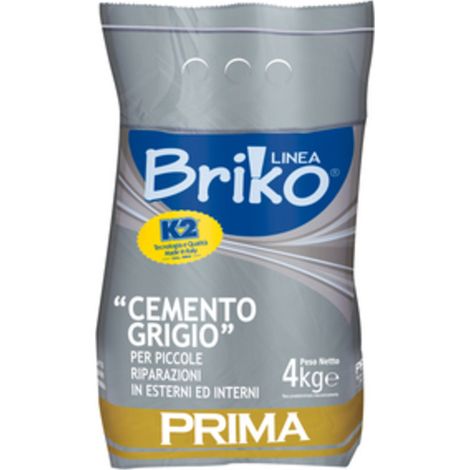 LINEA BRIKO CEMENTO GRIGIO DA  4 KG Q.TA 4
