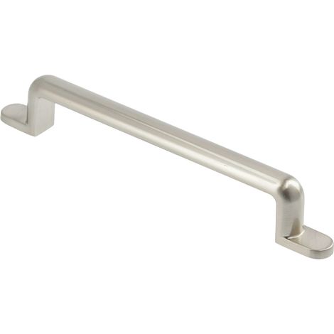 Hochwertiger Möbelgriff Designgriff Schubladengriff Schrankgriff massiv Zamak Edelstahloptik 128mm (1/2)