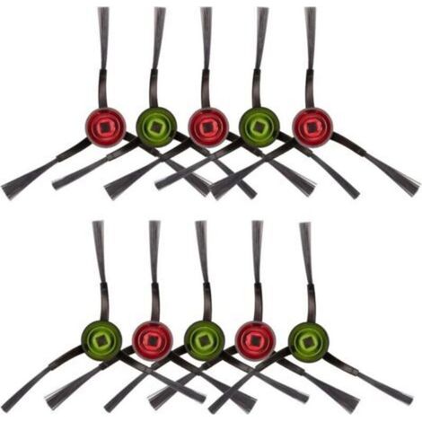 10 pièces Pièces de rechange pour brosse latérale pour robot aspirateur Ecovacs DEEBOT OZMO 920 950 T8 AIVI Max T9 T5 N5 N7 N8+ N8 Pro N8 Pro DX55 DX93 DJ65 X1 Omni, X1 Turbo, X1 et X1 Plus (1/4)