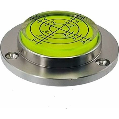 Échelle magnétique en alliage d'aluminium pour ceinture d'eau verte et avec trou en alliage d'aluminium - Niveau à bulle circulaire (magnétique) (1/5)