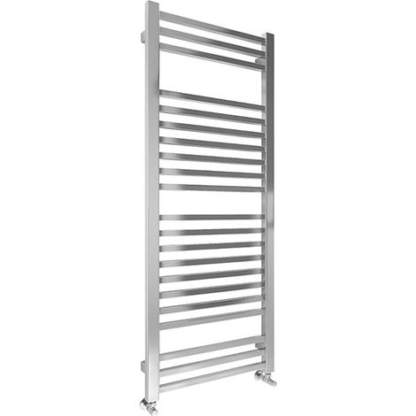 Sèche-serviette eau chaude chromé de 1260mm de haut et 500mm de large - 353 Watt - BON1260/500SXCROK (1/5)