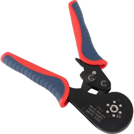 Pince à sertir pour bornes tubulaires 0.08-16mm² (28-5 AWG) multiprise à cliquet outil électricien ferrule calibre 65Mn (1/5)