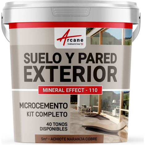 Microcemento para exteriores: suelos, muros, terrazas, balcones, escaleras