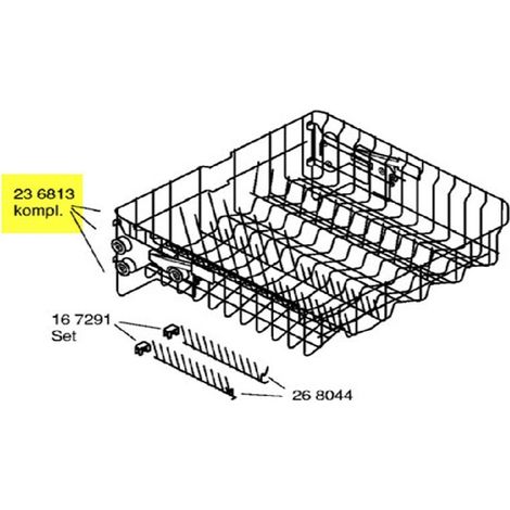 Panier Superieur De Lave Vaisselle 00479194 Pour LAVE VAISSELLE (1/5)