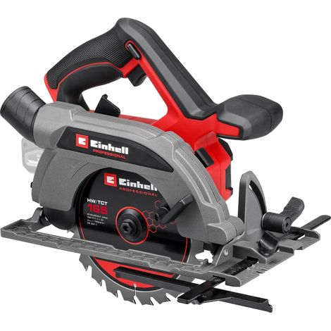 Sierra circular Einhell TP CS 18 165 roja 18 voltios